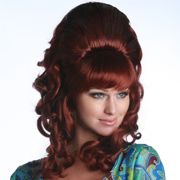 Peg Bundy Character PREMIUM Costume Beehive Wig - Picture 2 of 2